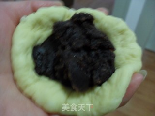 豆沙面包卷的做法步骤：6