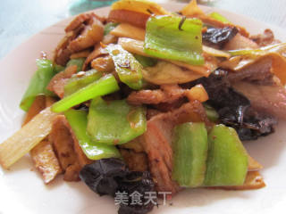 茭白肉片的做法步骤：10