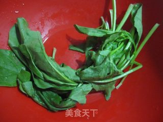 菠菜鱼丸疙瘩汤的做法步骤：1