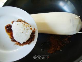 桂花蜜汁糯米藕的做法步骤：6