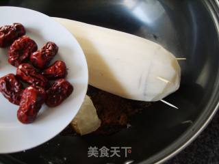 桂花蜜汁糯米藕的做法步骤：7