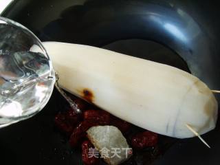 桂花蜜汁糯米藕的做法步骤：8
