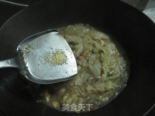猪肉白菜炖粉条的做法步骤：13