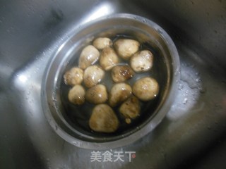 耗油草菇扣新兰花的做法步骤：2