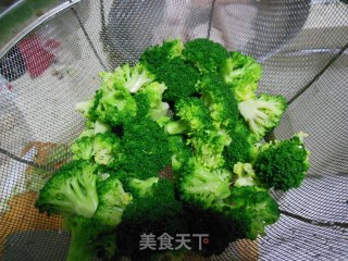 耗油草菇扣新兰花的做法步骤：6