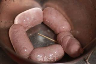 自制热狗肠的做法步骤：8