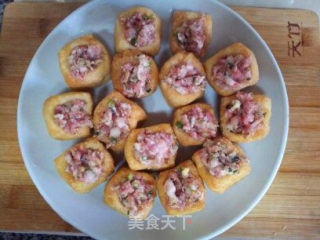 油豆腐包肉的做法步骤：4