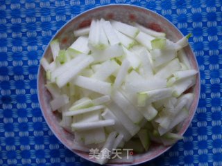 翠绿冬瓜的做法步骤：2