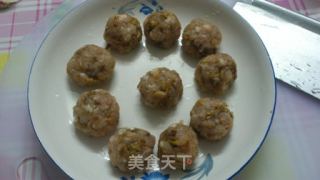 黄花菜肉丸子的做法步骤：8