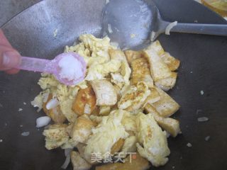 鸡蛋溜豆腐的做法步骤：10