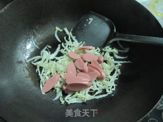 白菜炝汤面的做法步骤：5