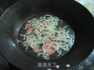 白菜炝汤面的做法步骤：7
