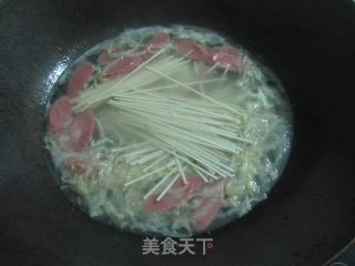 白菜炝汤面的做法步骤：8
