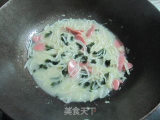 白菜炝汤面的做法步骤：10