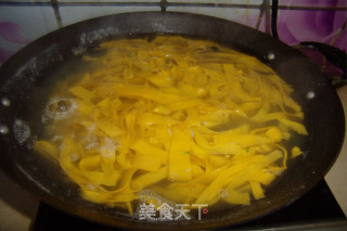 南瓜豆浆手擀面的做法步骤：6