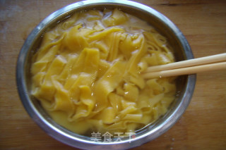 南瓜豆浆手擀面的做法步骤：7