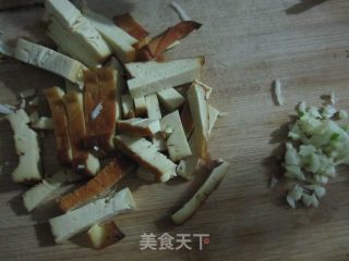 凉拌素鸡白菜芯的做法步骤：3
