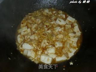 辣白菜鸡蛋烩豆腐的做法步骤：8