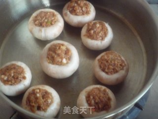 煎酿口蘑的做法步骤：6