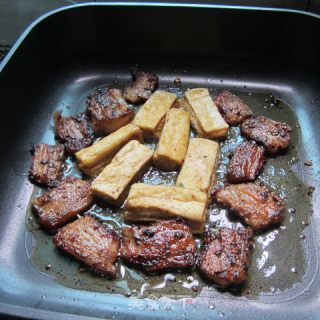 铁板烧烤---香烤五花肉的做法步骤：6