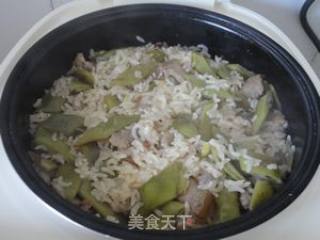 油豆角焖饭的做法步骤：9