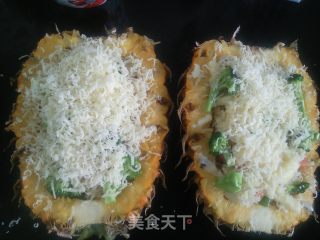 美味的鲜虾杂蔬焗饭的做法步骤：5