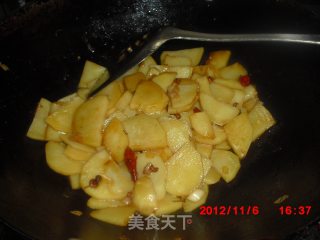 家常炒土豆片的做法步骤：5