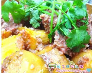 五香口水粉蒸肉的做法步骤：3