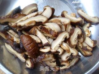 冻豆腐肉丝烧蘑菇的做法步骤：5
