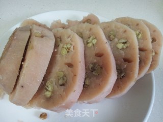 绿豆酿莲藕煲猪蹄汤的做法步骤：9