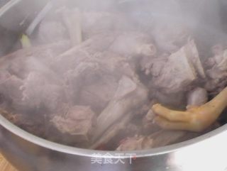 香菇鹅肉汤的做法步骤：5