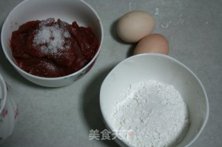 酥炸山楂球的做法步骤：2