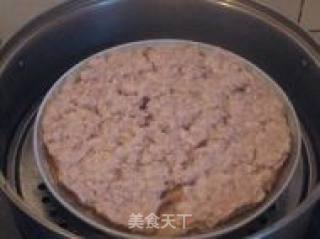 黄花菜蒸肉饼的做法步骤：8