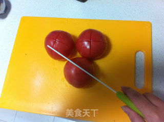 番茄牛腩汤的做法步骤：2
