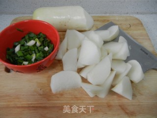 白萝卜羊肉煲的做法步骤：4