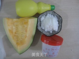 哈密瓜果酱的做法步骤：1