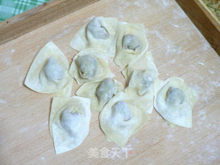 肉菜大馄饨的做法步骤：7