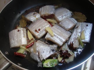 椒香带鱼的做法步骤：3