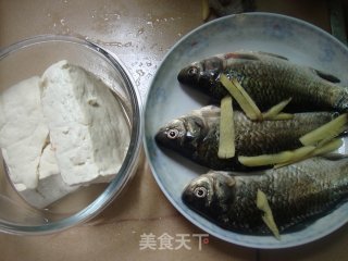 鲫鱼豆腐汤的做法步骤：1