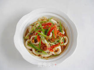 【清蒸鱿鱼圈】---  简单的方法制作营养的美味的做法步骤：10