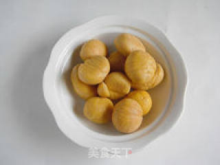【雪花栗子糕】--- 无油低糖的另类蛋糕的做法步骤：5