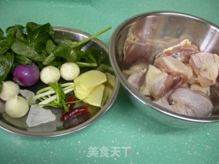 原味三杯鸡的做法步骤：2