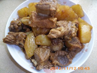 土豆烧排骨的做法步骤：6