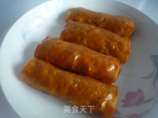 茶香豆卷的做法步骤：15