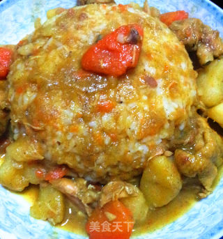 咖喱鸡肉饭的做法步骤：8