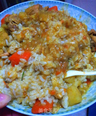 咖喱鸡肉饭的做法步骤：10