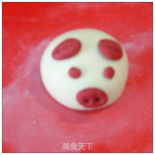用豆浆揉出可爱的小猪-----豆浆猪猪包的做法步骤：8