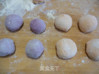 紫薯南瓜馒头花的做法步骤：7