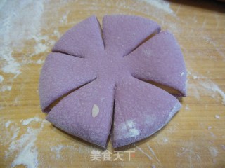 紫薯南瓜馒头花的做法步骤：14