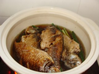 葱烧鲫鱼的做法步骤：7